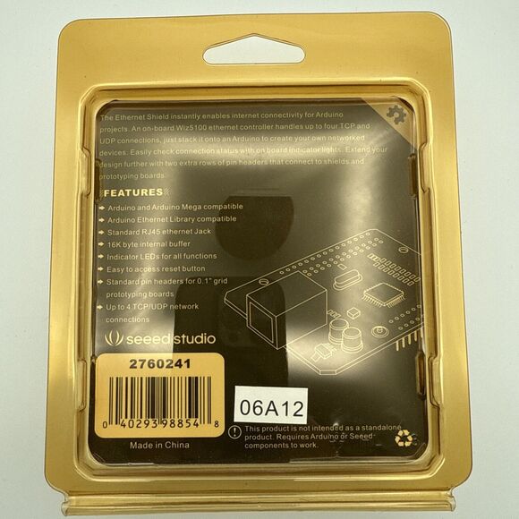 Seeed Studio Ethernet Shield A Flexible Add-On For Your Arduino - Picture 2 of 8